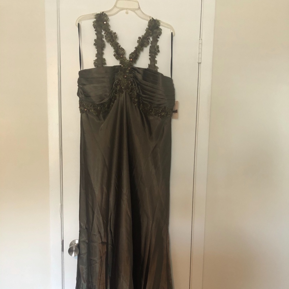 NEW Olive green formal dress!